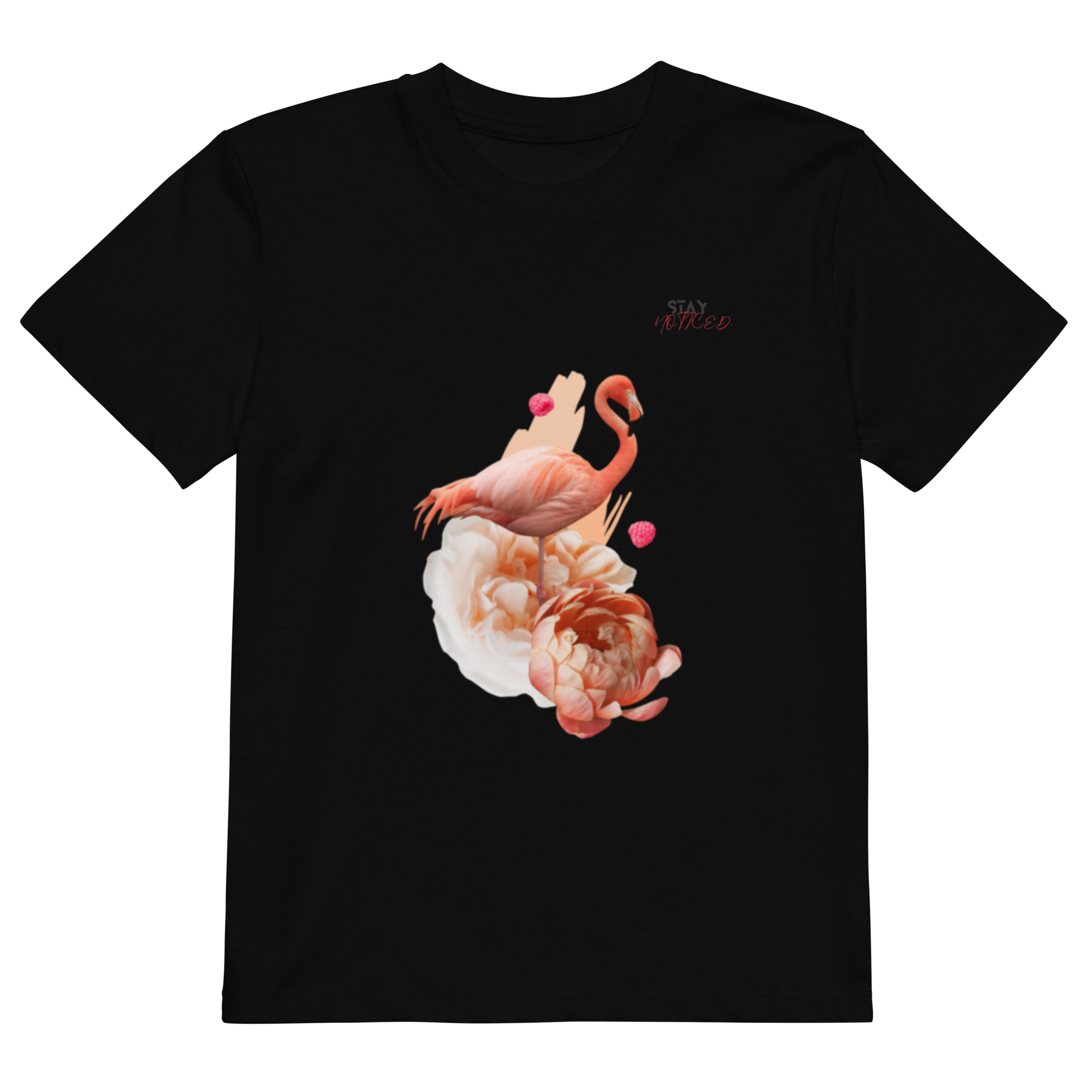 STAYNOTICED.Flamingo Girl Tee